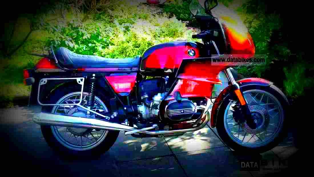 BMW R 100 CS 1981 6 motorbike A4 Photo Print