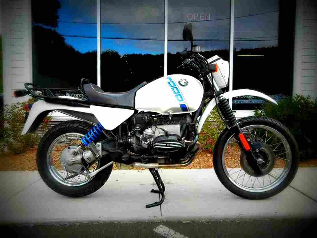 BMW R 100 GS 1988 3 motorbike A4 Photo Print