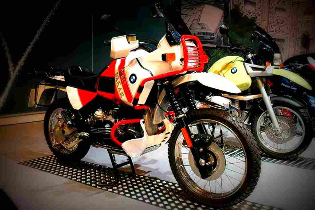 BMW R 100 GS 1989 6 motorbike A4 Photo Print