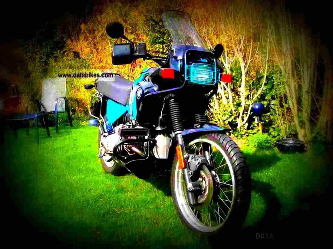 BMW R 100 GS 1992 3 motorbike A4 Photo Print