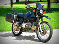 BMW R 100 GS 1992 6 motorbike A4 Photo Print