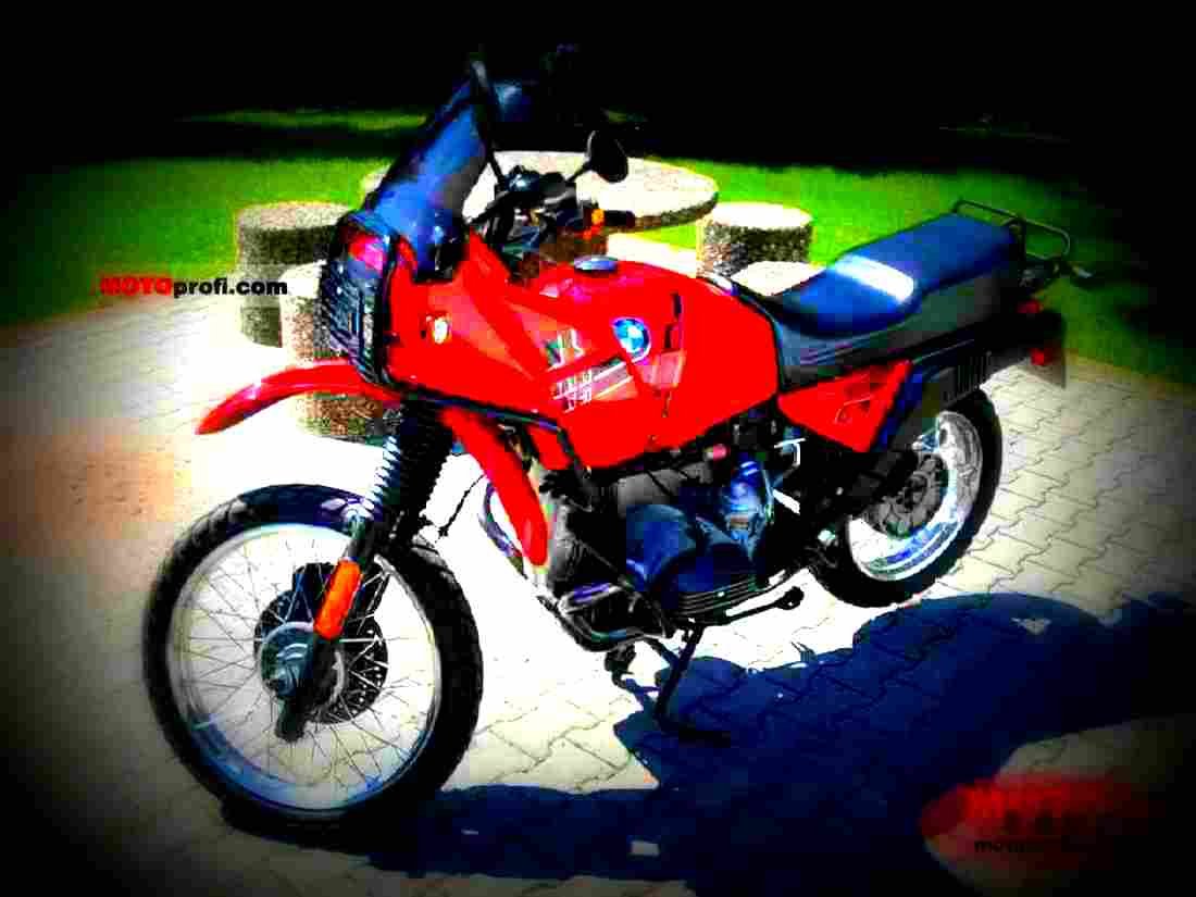 BMW R 100 GS 1993 1 motorbike A4 Photo Print