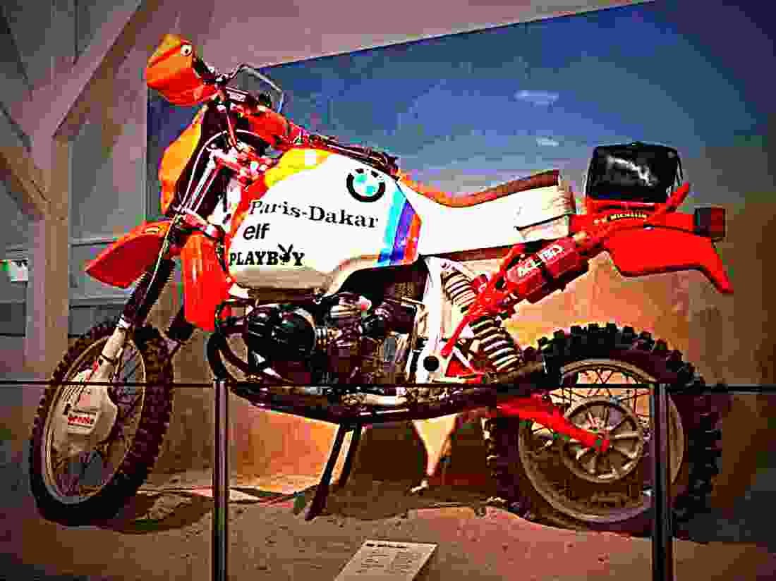 BMW R 100 GS 1993 5 motorbike A4 Photo Print