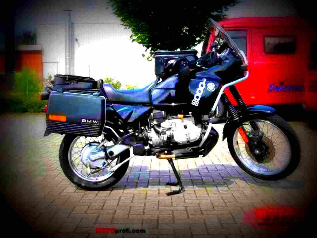 BMW R 100 GS 1994 5 motorbike A4 Photo Print