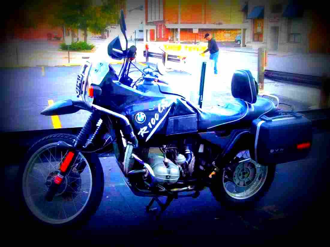 BMW R 100 GS PD Classic 1996 1 motorbike A4 Photo Print