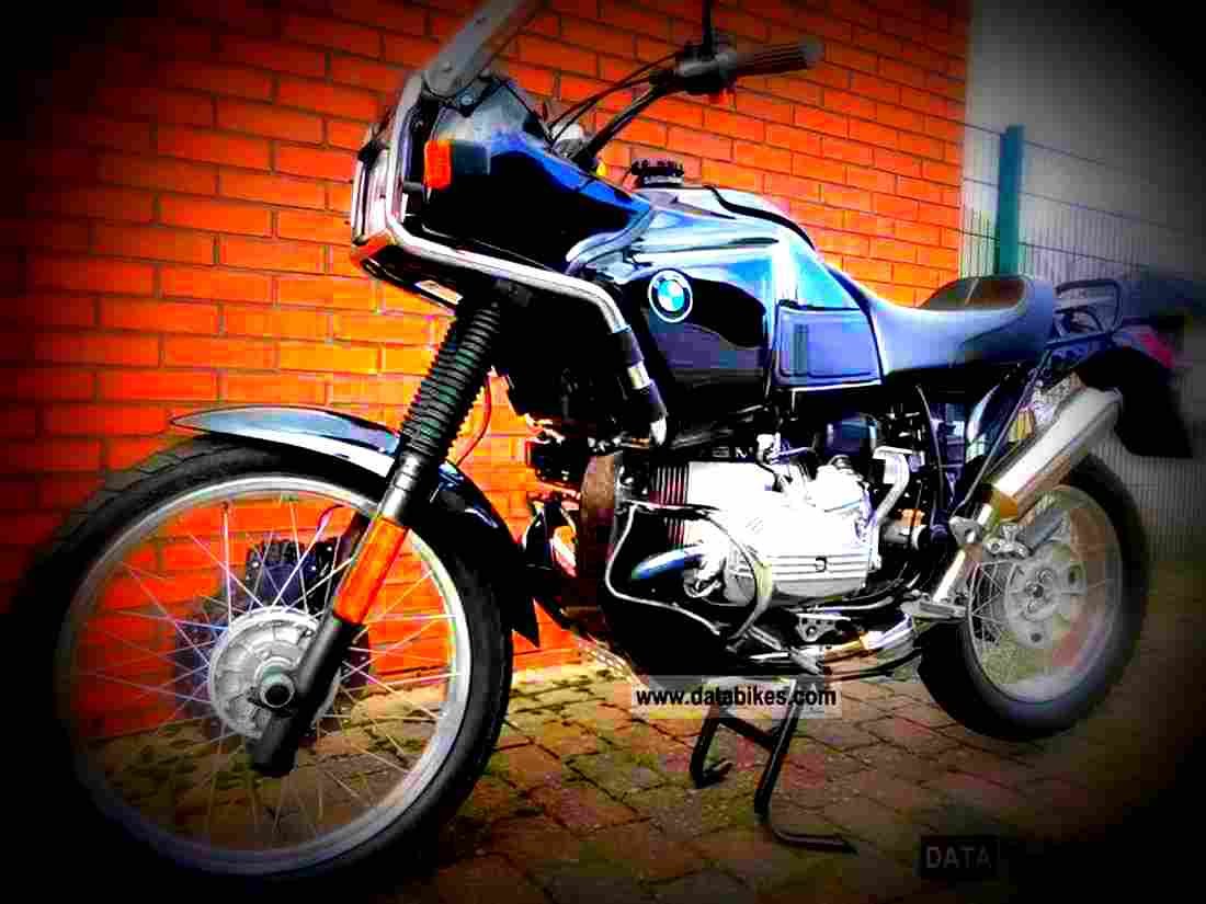 BMW R 100 GS PD Classic 1996 5 motorbike A4 Photo Print