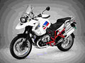 BMW R 100 GS Paris Dakar 1990 6 motorbike A4 Photo Print