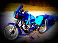 BMW R 100 GS Paris Dakar 1991 6 motorbike A4 Photo Print