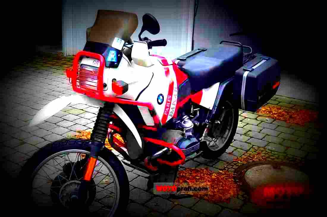 BMW R 100 GS Paris Dakar 1992 2 motorbike A4 Photo Print