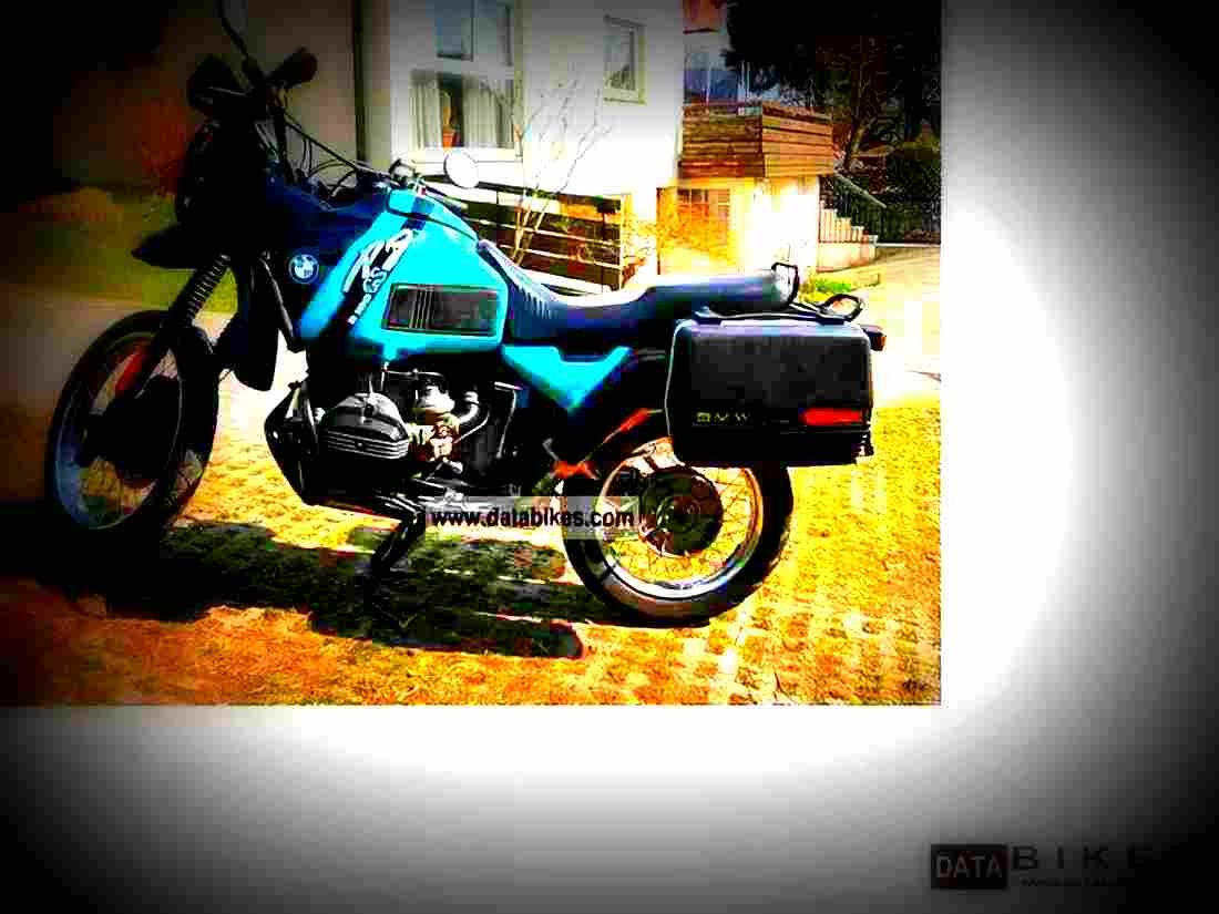 BMW R 100 GS Paris Dakar 1992 4 motorbike A4 Photo Print