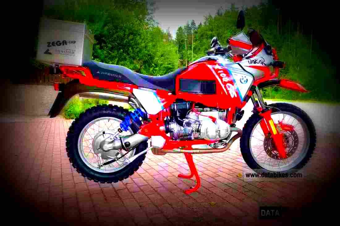 BMW R 100 GS Paris Dakar 1994 3 motorbike A4 Photo Print