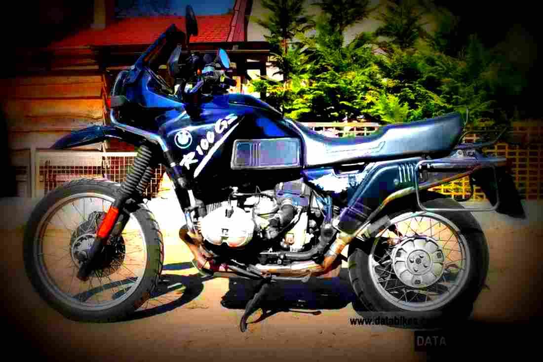 BMW R 100 GS Paris Dakar 1995 1 motorbike A4 Photo Print
