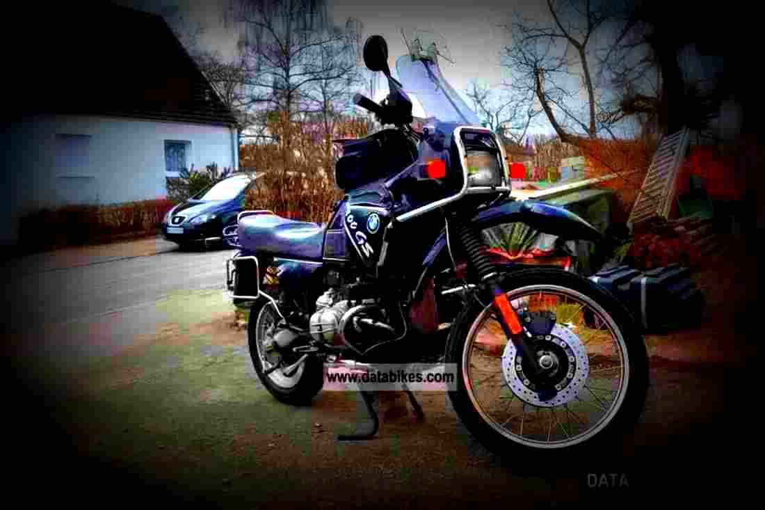 BMW R 100 GS Paris Dakar 1995 4 motorbike A4 Photo Print