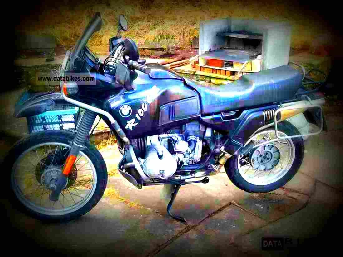 BMW R 100 GS Paris Dakar 1995 5 motorbike A4 Photo Print