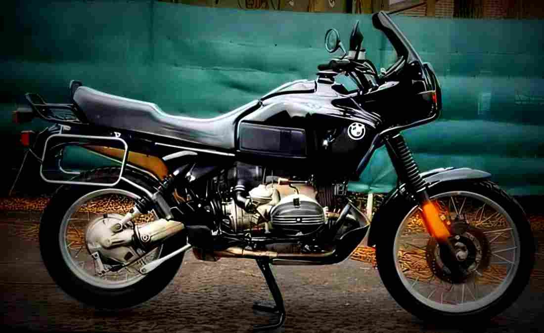 BMW R 100 R 1991 6 motorbike A4 Photo Print