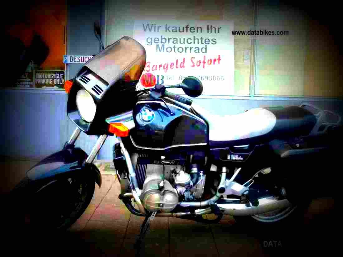 BMW R 100 R 1992 4 motorbike A4 Photo Print