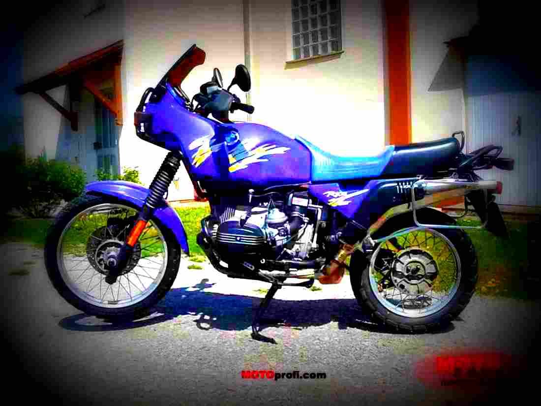 BMW R 100 R 1993 3 motorbike A4 Photo Print