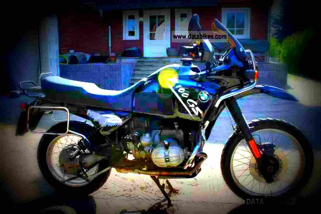BMW R 100 R Classic 1995 5 motorbike A4 Photo Print
