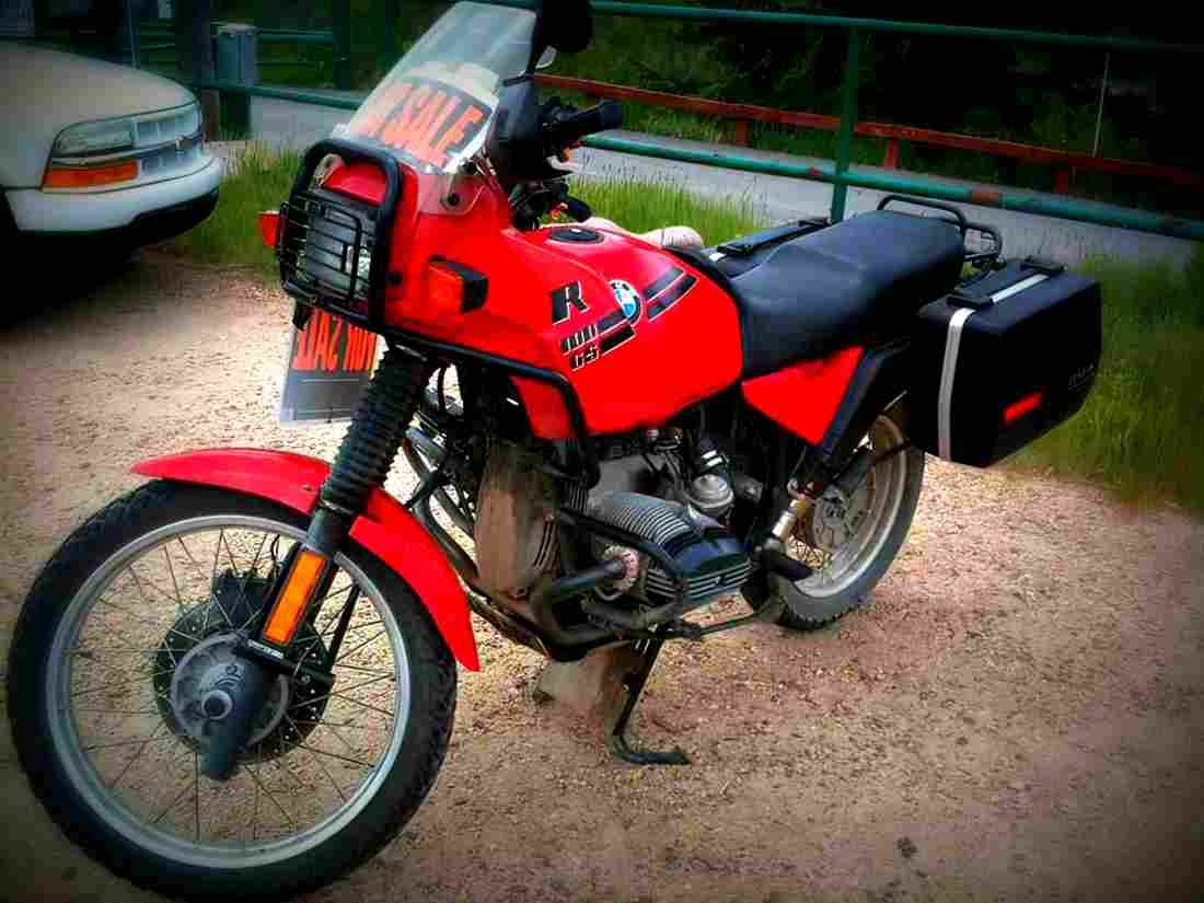 BMW R 100 R Classic 1996 1 motorbike A4 Photo Print