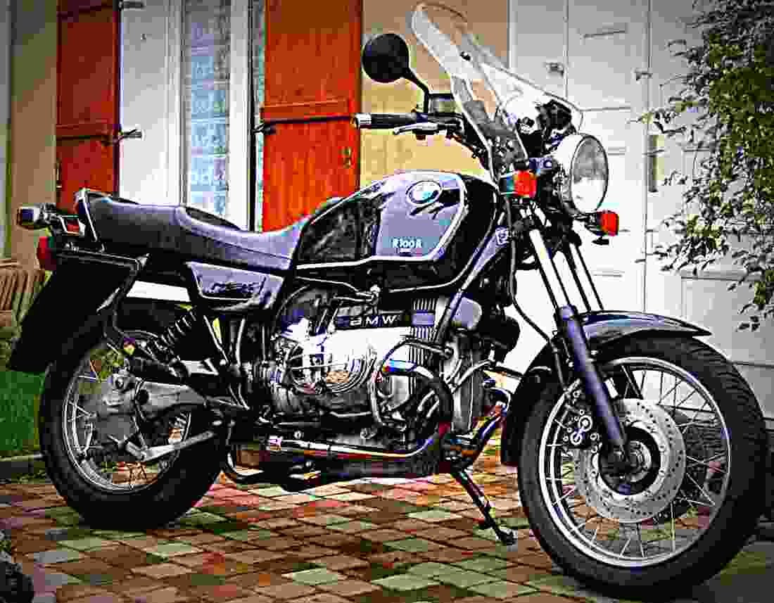 BMW R 100 R Classic 1996 4 motorbike A4 Photo Print