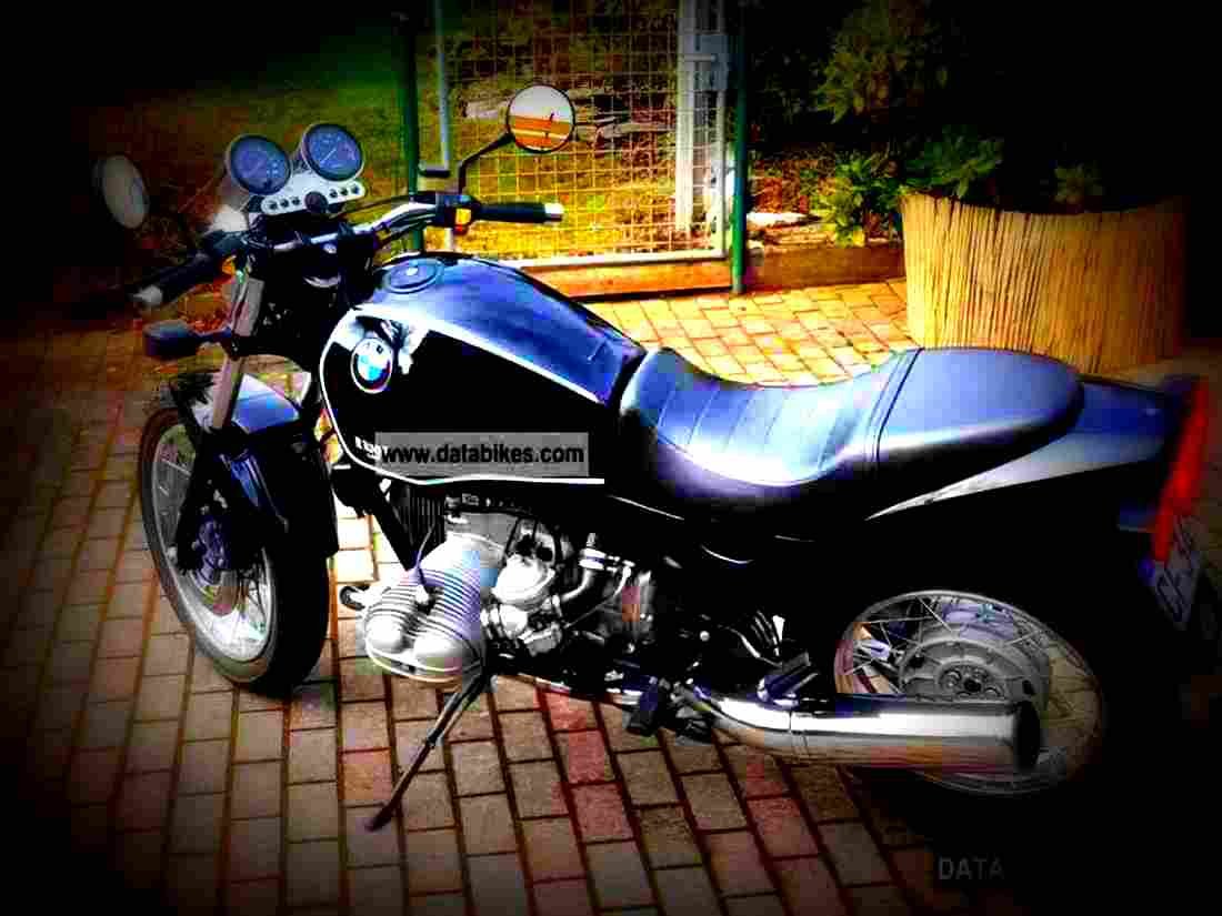 BMW R 100 R Classic 1996 5 motorbike A4 Photo Print
