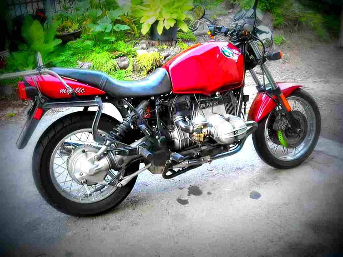 BMW R 100 R Mystik 1995 2 motorbike A4 Photo Print