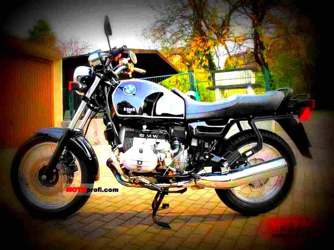 BMW R 100 R Mystik 1995 3 motorbike A4 Photo Print