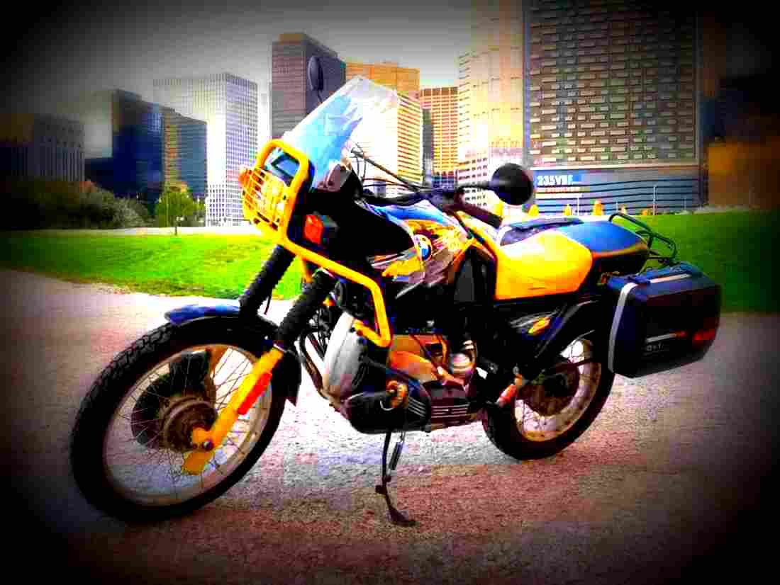 BMW R 100 R Roadster 1994 6 motorbike A4 Photo Print