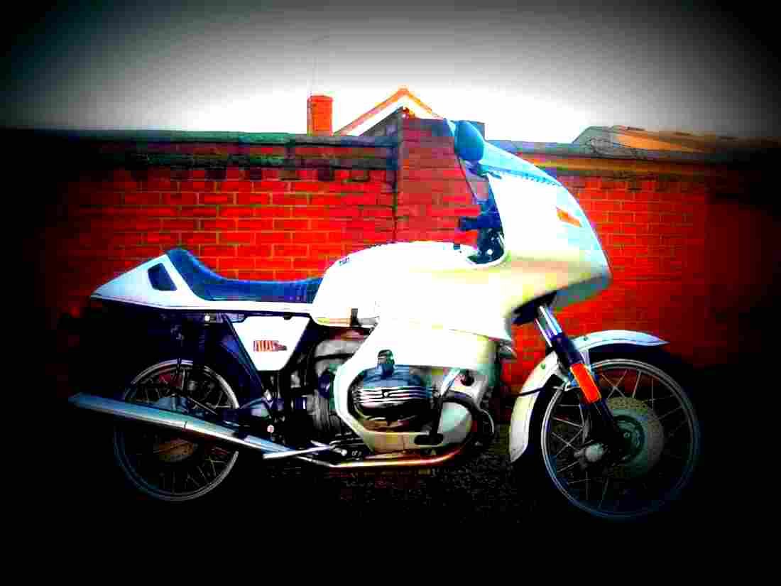 BMW R 100 RS 1981 1 motorbike A4 Photo Print