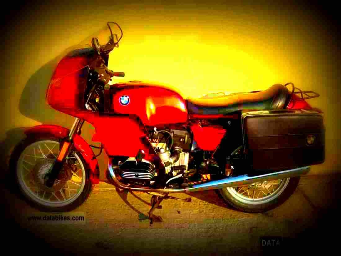 BMW R 100 RS 1982 3 motorbike A4 Photo Print