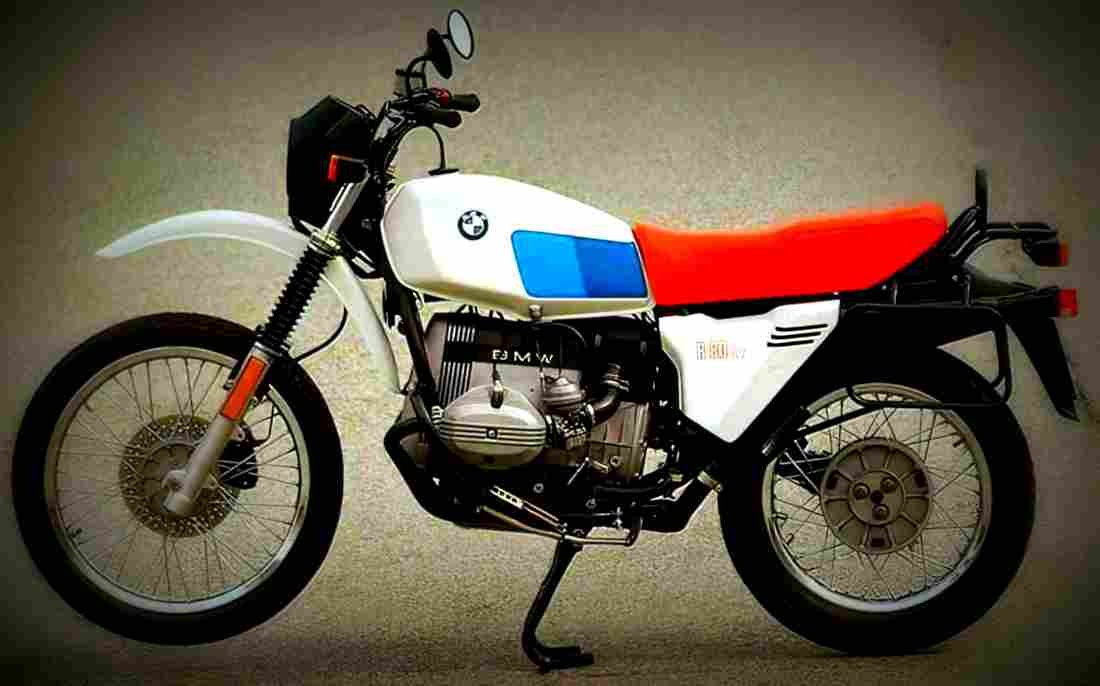 BMW R 100 RS 1983 3 motorbike A4 Photo Print