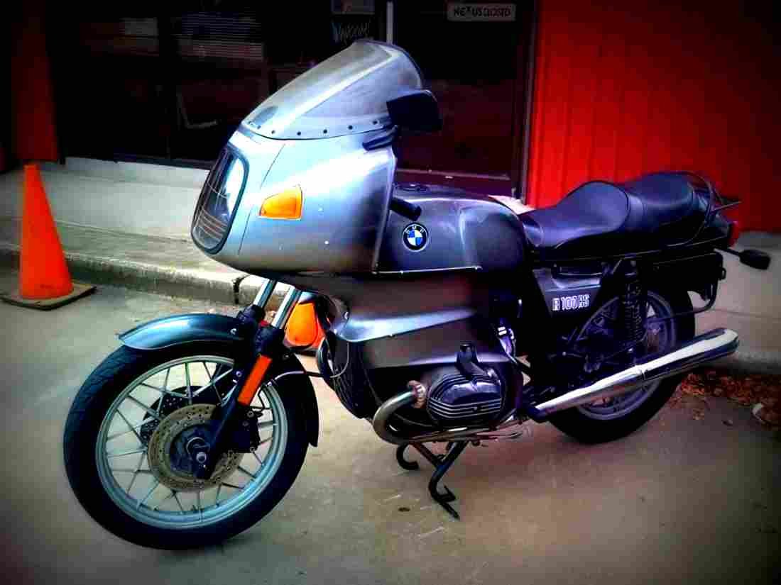 BMW R 100 RS 1983 6 motorbike A4 Photo Print