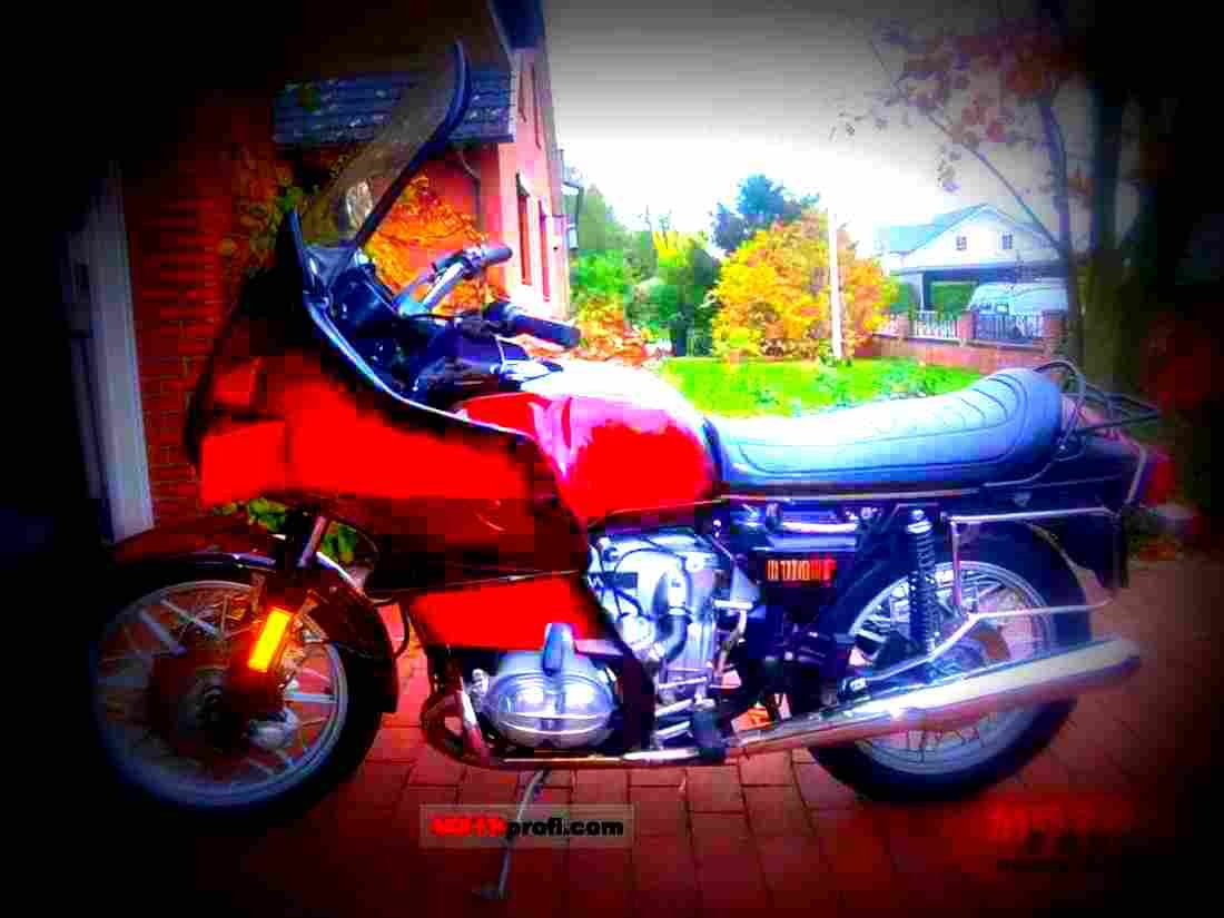 BMW R 100 RT 1980 1 motorbike A4 Photo Print