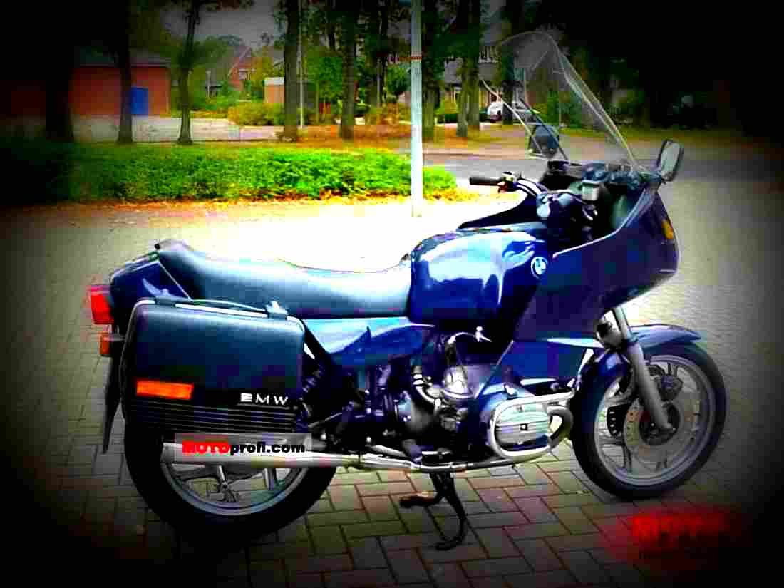 BMW R 100 RT 1983 6 motorbike A4 Photo Print
