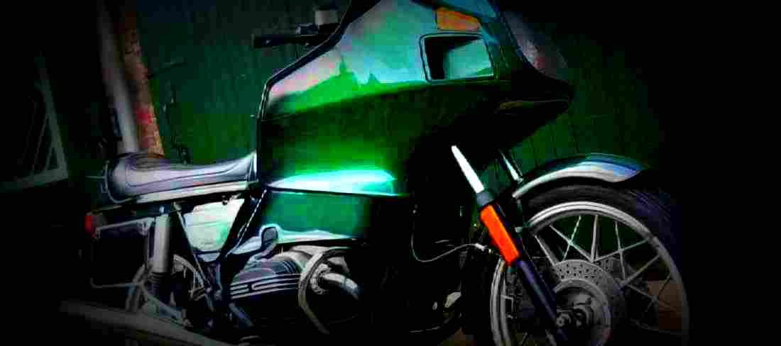 BMW R 100 RT 1991 1 640x284 motorbike A4 Photo Print
