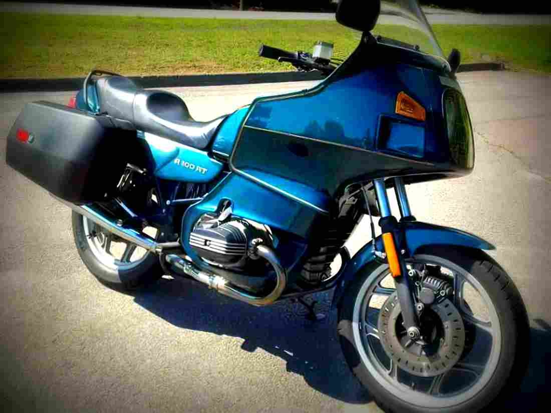 BMW R 100 RT 1992 6 motorbike A4 Photo Print
