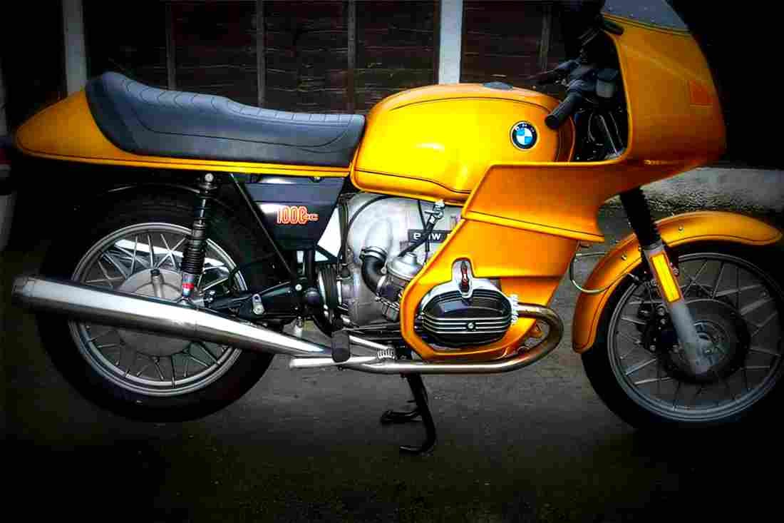 BMW R 100 S 1978 2 motorbike A4 Photo Print