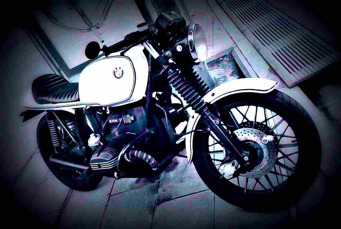 BMW R 100 S 1978 3 motorbike A4 Photo Print