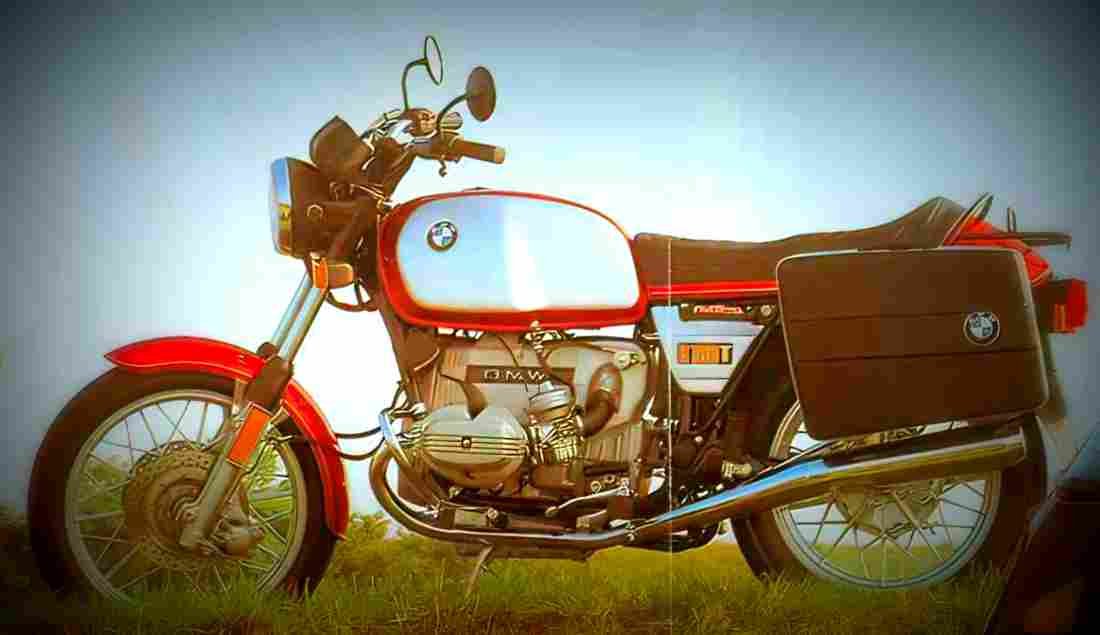 BMW R 100 T 1978 4 motorbike A4 Photo Print