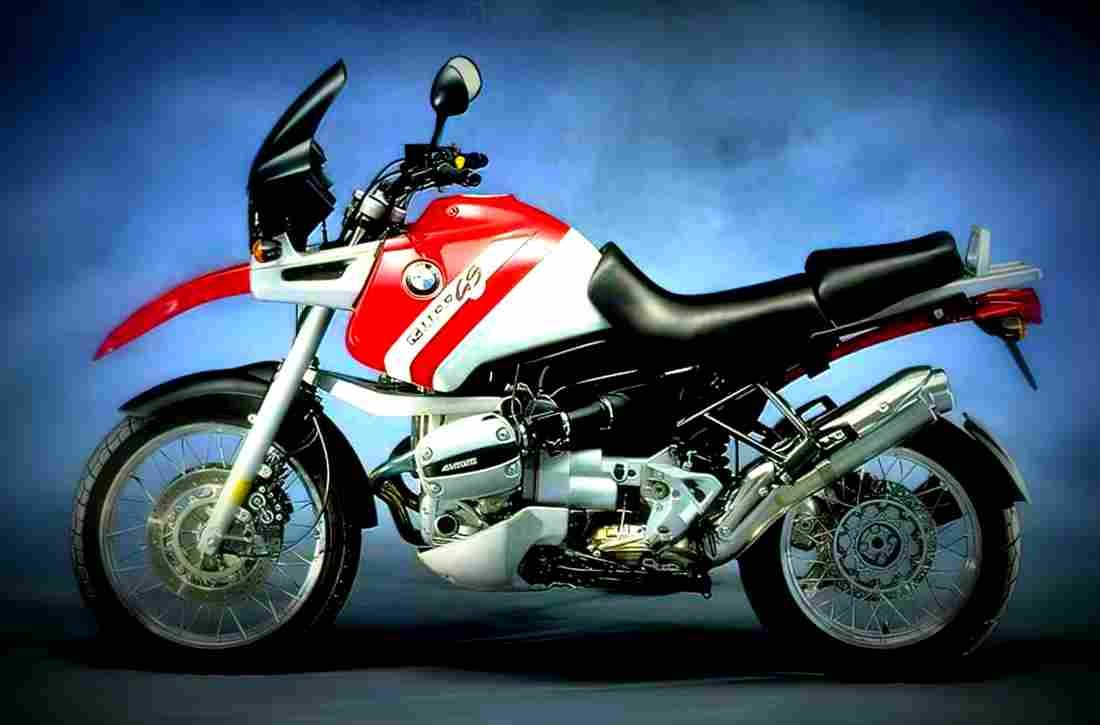 BMW R 1100 GS 1995 5 motorbike A4 Photo Print