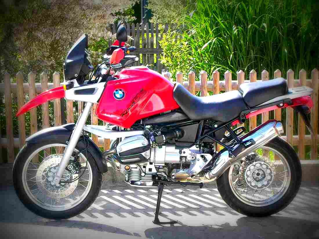 BMW R 1100 GS 1997 5 motorbike A4 Photo Print