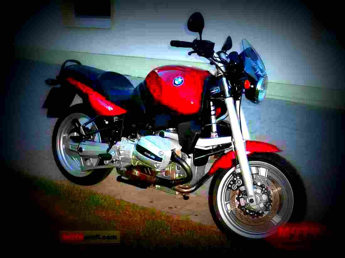 BMW R 1100 R 1995 6 motorbike A4 Photo Print