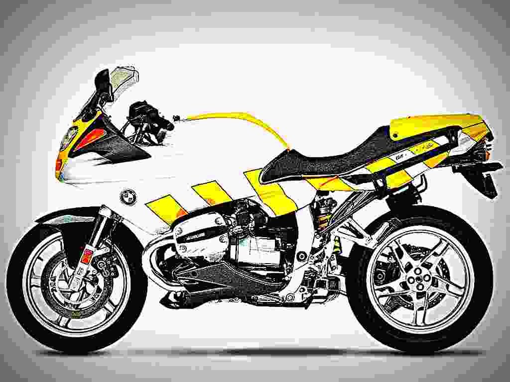 BMW R 1100 RT 2001 3 motorbike A4 Photo Print