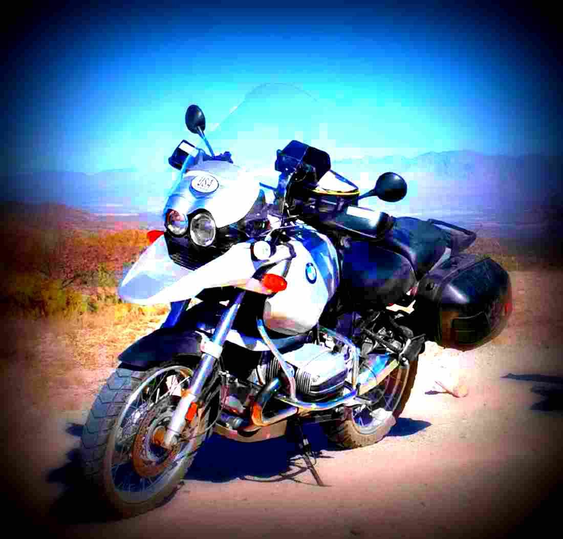 BMW R 1150 GS 2002 1 motorbike A4 Photo Print