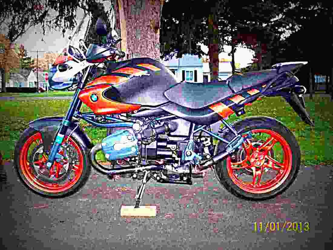 BMW R 1150 R Rockster 2001 1 motorbike A4 Photo Print