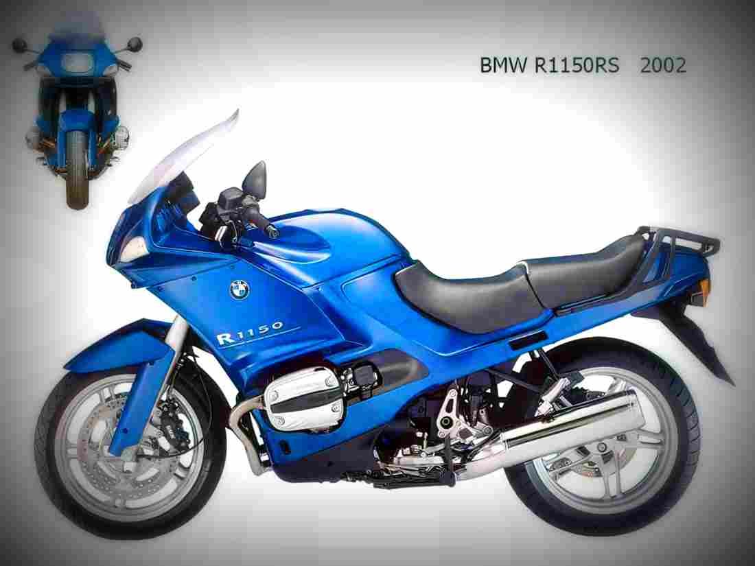 BMW R 1150 RS 2002 4 motorbike A4 Photo Print