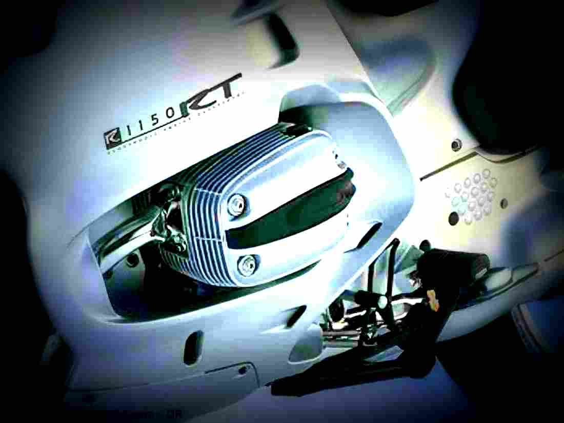 BMW R 1150 RT 2001 3 motorbike A4 Photo Print
