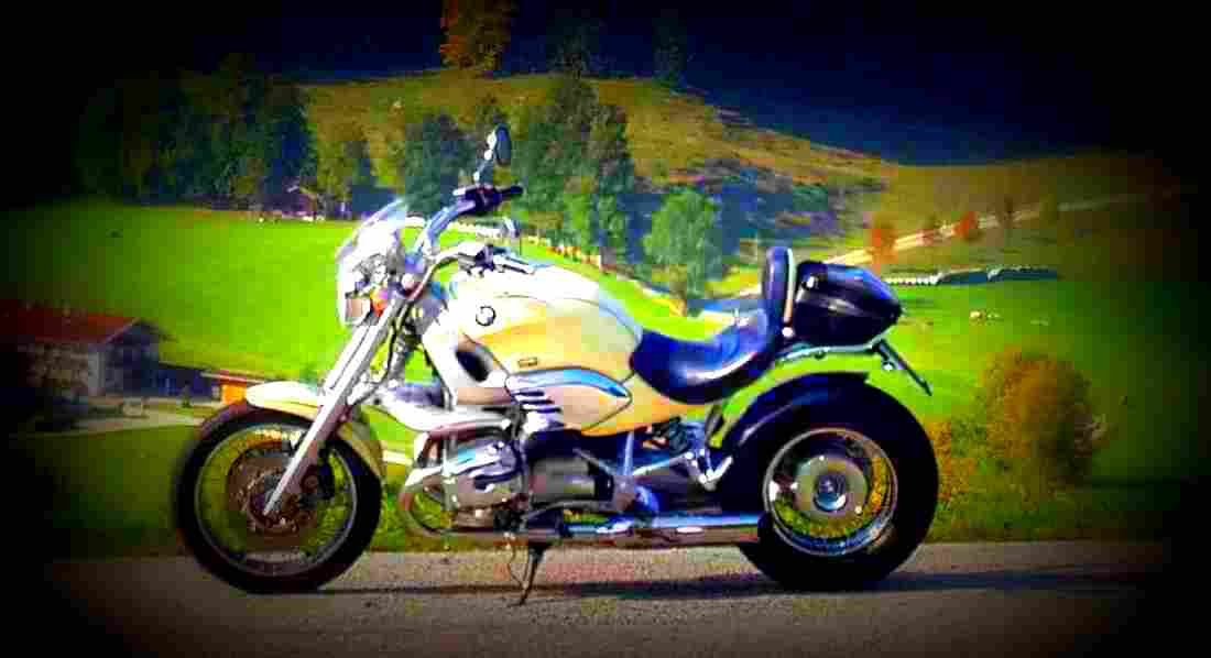 BMW R 1200 C 1998 2 motorbike A4 Photo Print