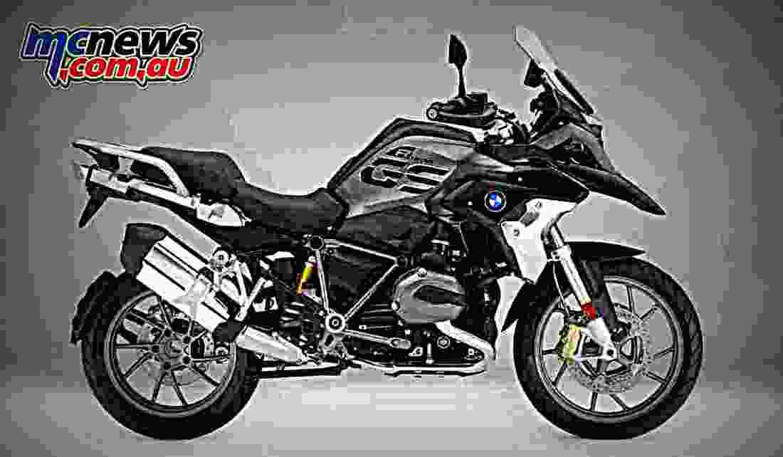 BMW R 1200 GS 2017 1 motorbike A4 Photo Print