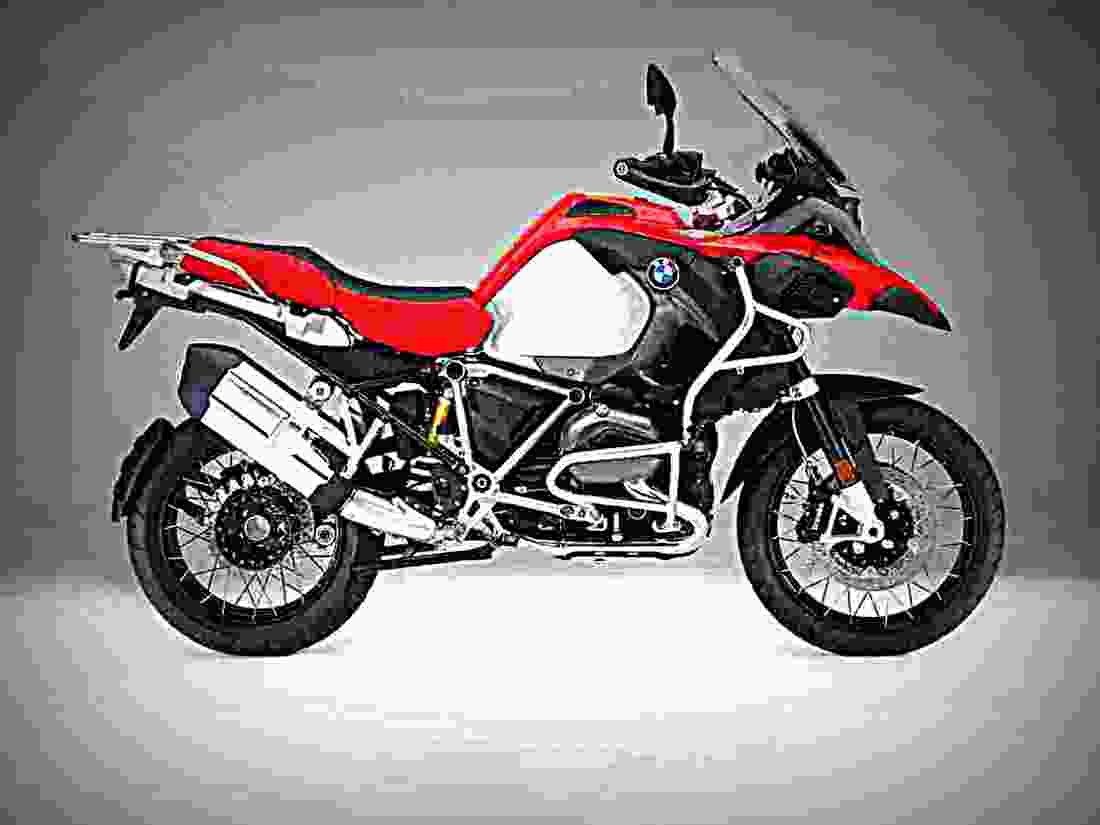 BMW R 1200 GS 2018 1 motorbike A4 Photo Print
